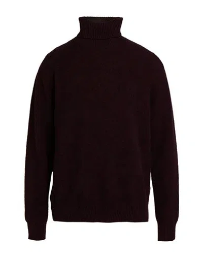 Oamc Man Turtleneck Burgundy Size L Wool, Polyamide, Elastane In Red