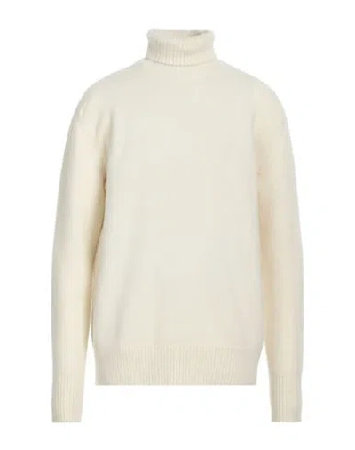 Oamc Man Turtleneck Ivory Size L Wool In White