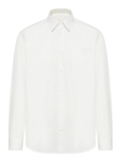 Oamc Mark Shirt, Scribble Patch In White