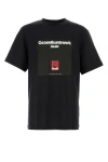 Oamc Apollo Cotton T-shirt In Black