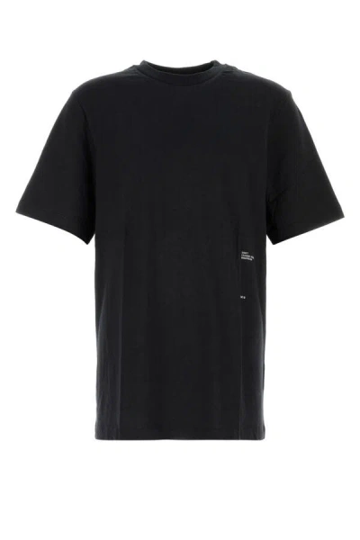 Oamc Men Black Cotton T-shirt