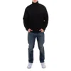 Oamc Men's Black High-neck Wool Jumper In Black