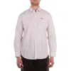 Oamc Graphic-print Long-sleeve Shirt In Pink