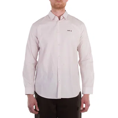 OAMC MEN'S FOG GREY NEW UNIVERSE LONG-SLEEVE LUMEN SHIRT