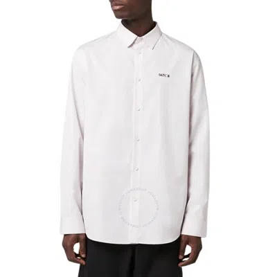 OAMC OAMC MEN'S FOG GREY NEW UNIVERSE LONG-SLEEVE LUMEN SHIRT