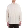 Oamc Arrow Panelled Shirt In White