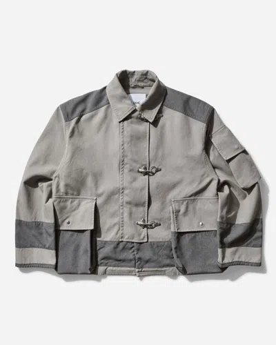 Oamc Men S Fireman Jacket Carbon In Black