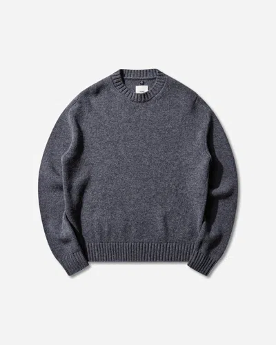 Oamc Men S Whistler Crewneck Sweater Cloudberry In Gray