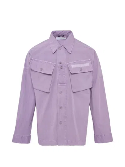 Oamc Military Shirt In Purple