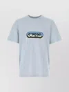 Oamc Light-blue Cotton Oversize T-shirt In Pastel