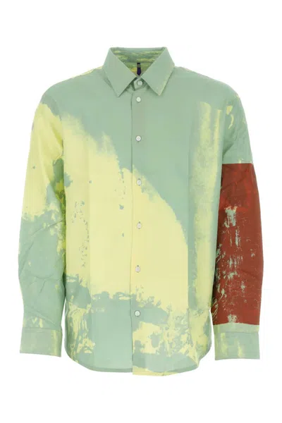 Oamc Multi Color Printed Oversize Shirt In Multicolor