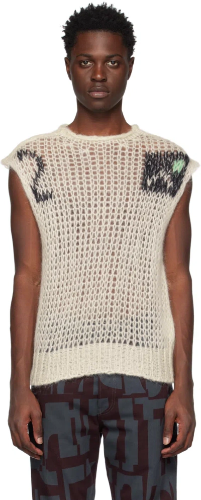 Oamc Off-white Avery Vest In 257 Ecru