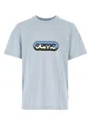 Oamc Light-blue Cotton Oversize T-shirt In Blue