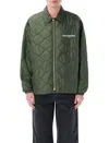 Oamc Peacemaker Zip-up Jacket In Forest Green In Green