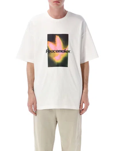 Oamc Peacemaker Bird T-shirt In White