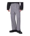 Oamc Peacemaker Grey Wool-blend Trousers