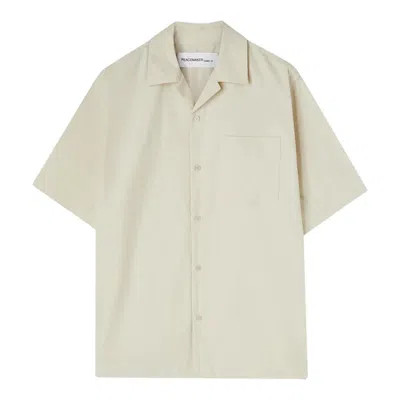 Oamc Peacemaker Boxi Short Sleeve Shirt In White