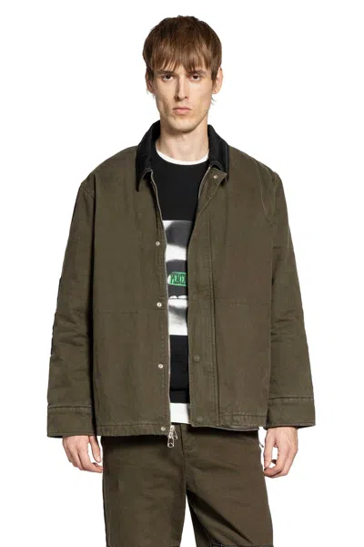 Oamc Peacemaker Chore Jacket In Green