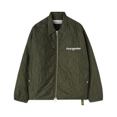 Pre-owned Oamc Peacemaker Combat Overshirt 'forest Night' | Green | Men's Size M