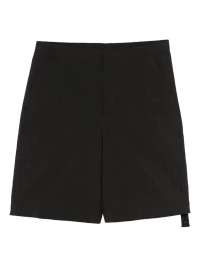 Oamc Peacemaker Elasticated Back-waistband Shorts In Black
