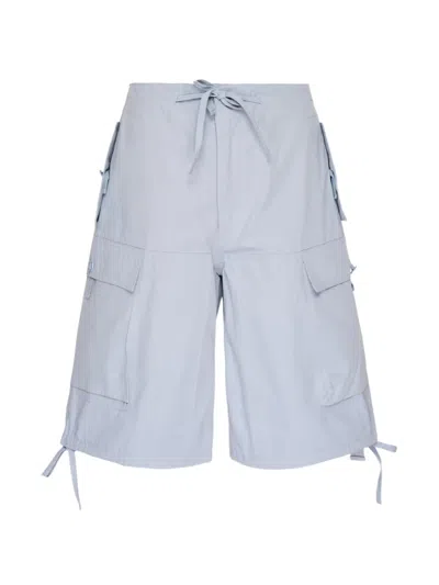 Oamc Peacemaker Fatigue Cargo-shorts In Blue