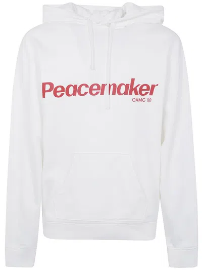 Oamc Peacemaker Flower Loose Fit Hoodie Clothing
