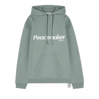 Pre-owned Oamc Peacemaker Flower Loose Fit Hoodie 'sage Green' | Men's Size Xl