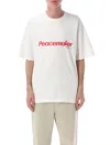 Oamc Peacemaker Flower Tshirt In White