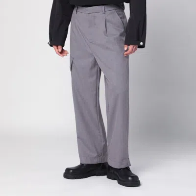 OAMC OAMC  PEACEMAKER GREY WOOL-BLEND TROUSERS