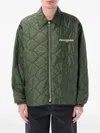 Oamc Peacemaker Zip-up Jacket In Forest Green In Green