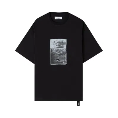 Pre-owned Oamc Peacemaker Lighter Short-sleeve T-shirt 'black' | Men's Size M