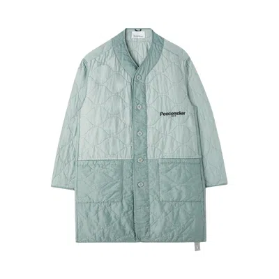 Pre-owned Oamc Peacemaker Long Liner Jacket 'ice Flow' | Blue | Men's Size Xl