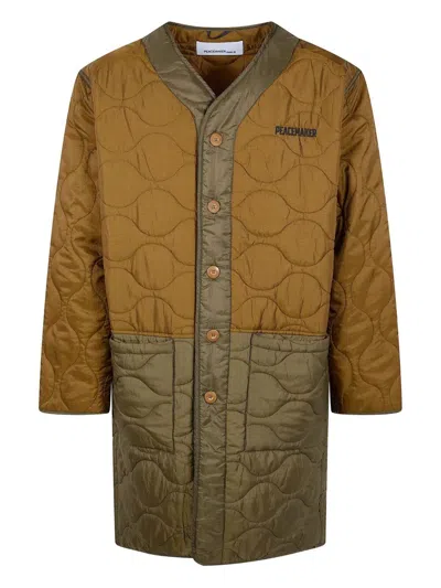 Oamc Peacemaker Long "liner" Jacket In Orange