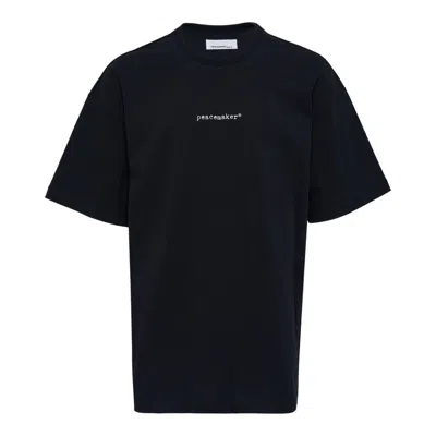 Oamc Peacemaker Loose Fit T-shirt Pigeon Print In Black