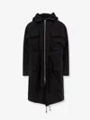 Oamc Peacemaker M65 Nylon Padded Down Jacket In Black