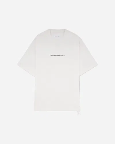 Oamc Peacemaker Men S Birds Print Regular Fit T-shirt In White