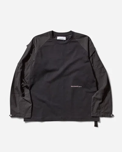 Oamc Peacemaker Men S Cargo Longsleeve T-shirt In Black