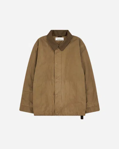 Oamc Peacemaker Men S Chore Jacket In Brown