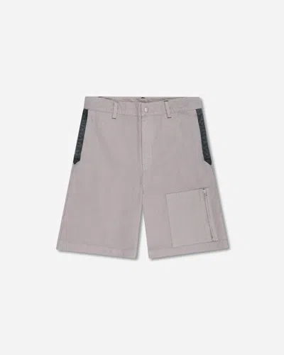 Oamc Peacemaker Men S Contrast Pocket Shorts Light Gray In Purple