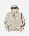 Oamc Peacemaker Men S Flower Loose Fit Hoodie Sand In Beige