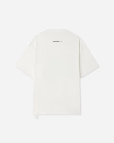 Oamc Peacemaker Men S Leaf T-shirt Snow In White