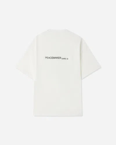 Oamc Peacemaker Men S Lighter T-shirt Snow In White