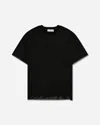 Oamc Peacemaker Men S Mesh Layer T-shirt In Black