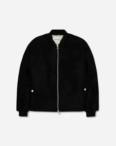 Oamc Peacemaker Men S Minimal Bomber Jacket In Black