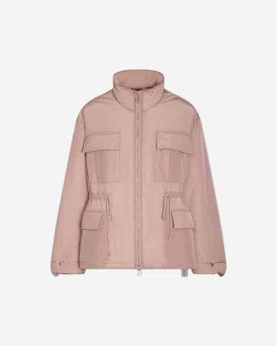 Oamc Peacemaker Men S Padded M65 Jacket Lilac In Pink