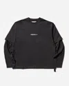 Oamc Peacemaker Men S Painted Double Layer Boxy T-shirt In Black