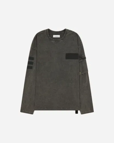 Oamc Peacemaker Men S Pocket Longsleeve T-shirt In Brown