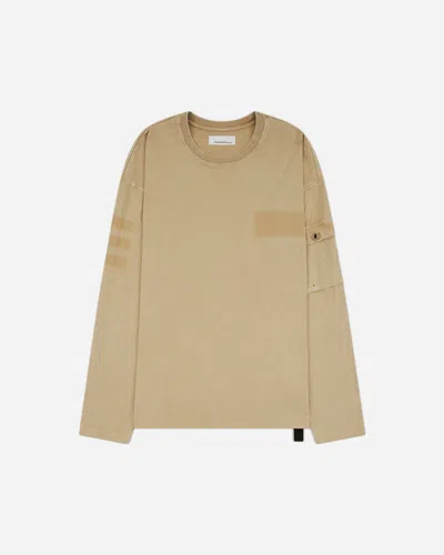 Oamc Peacemaker Men S Pocket Longsleeve T-shirt Military In Brown