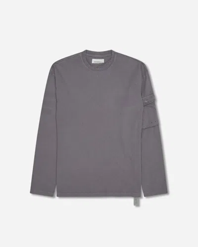Oamc Peacemaker Men S Pocket Longsleeve T-shirt Lilac In Gray