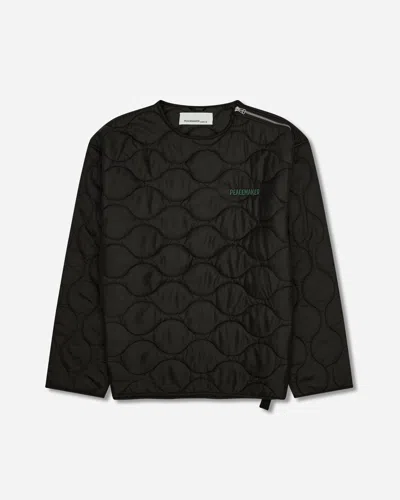 Oamc Peacemaker Men S Shoulder Zip Liner In Black